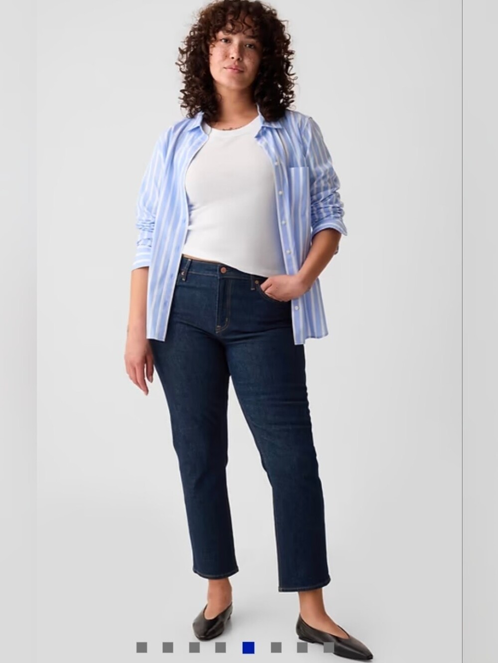 ❤️ GAP MID RISE VINTAGE SLIM JEANS, 16 (33)